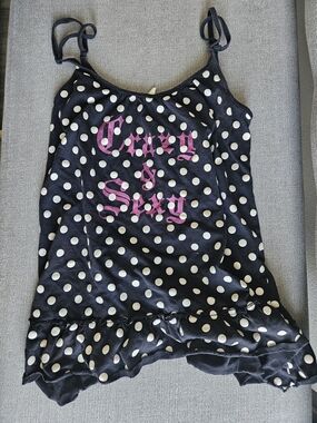 Crazy & Sexy Black Polka Dot Top ❗️FITS LIKE SMALL